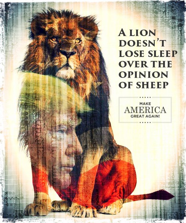 trump-lion